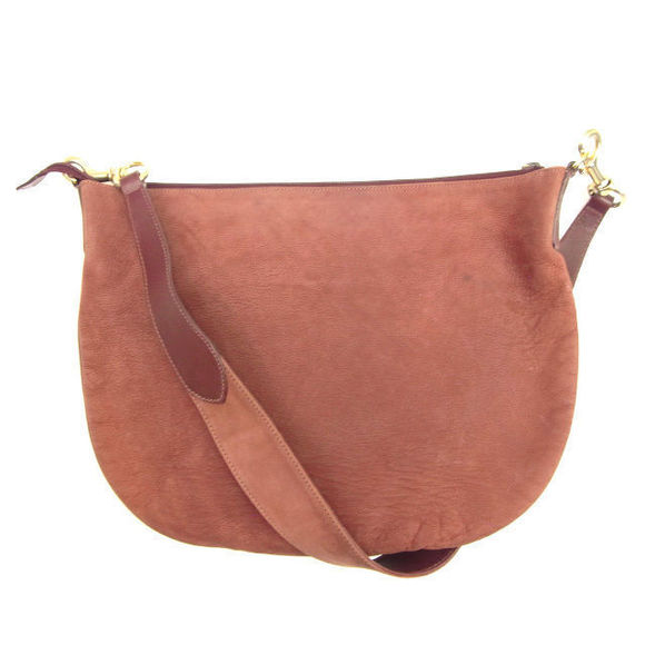Gucci leather Bag suede Red Shoulder - Picture 1 of 6